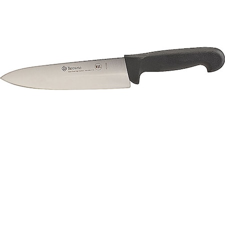 Browne Foodservice Knife, 8" Cook'S , Blk Plst Hdl PC1298